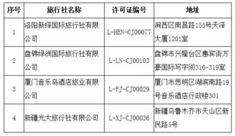 文化和旅游部 取消16家旅行社出境游业务